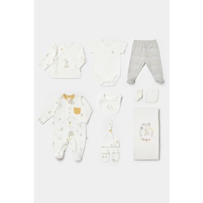 Set za iznošenje bebe BiOrganic 10/1,bež/sivi,56cm.