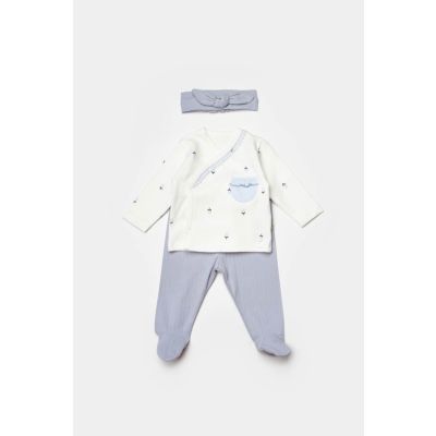 Bebi set BiOrganic 3/1,lila,56cm.