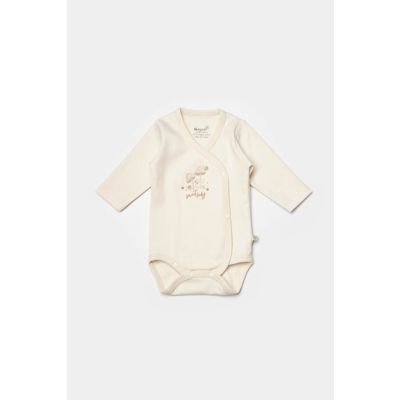 Bebi bodi BiOrganic dugi rukav,bež,80cm.