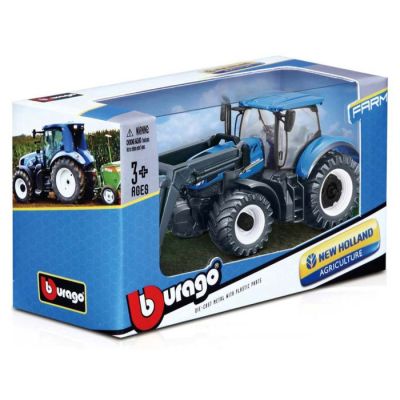 Igračka Burago, traktor sa kašikom 10cm.
