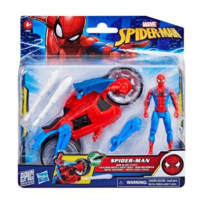 Igračka Spiderman 4 u 1 vozilo i figura