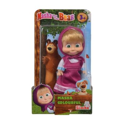 Igračka Maša i medved, lutkica 12cm.