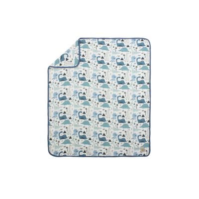 Kidzz prekrivač od muslina šareni petrolej 100x85 cm