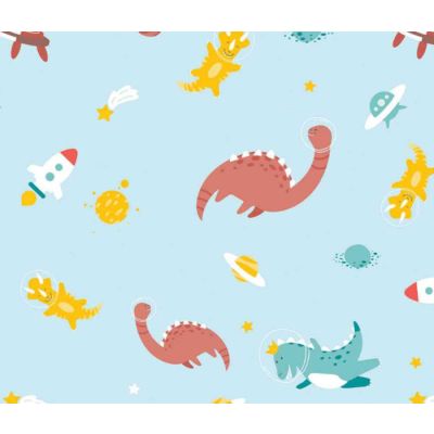 Kidzz čaršaf sa lastikom, dino