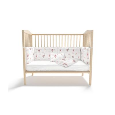 Posteljina kidzz 6/1, zeka roza