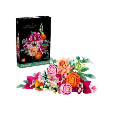 Igračka Lego kocke The Botanical Collection Pretty Pink Flower Bouquet 18+