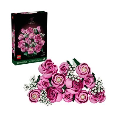 Igračka Lego kocke Botanicals Bouquet of Pink Roses 18+