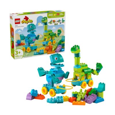 Igračka Lego kocke Duplo 3in1 Dinosaurs on Wheels 3+