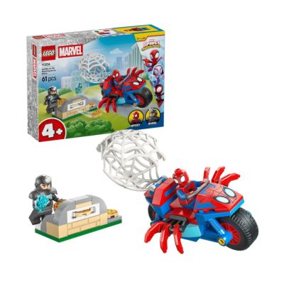 Igračka Lego kocke Marvel Spidey on his Motorcycle vs. Rhino 4+
