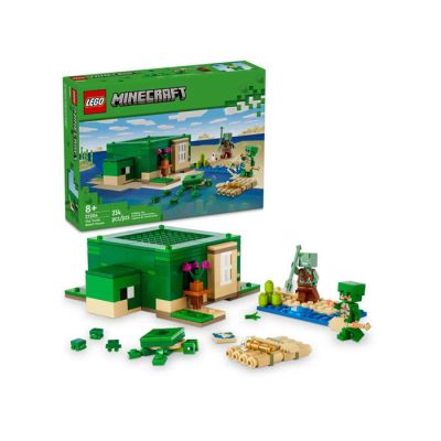 Igračka Lego kocke Minecraft The Turtle Beach House 8g+