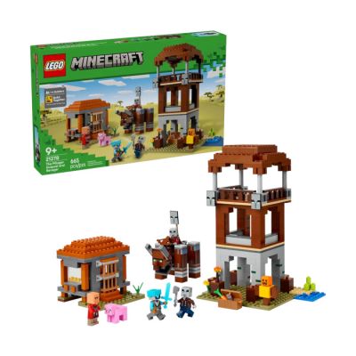 Igračka Lego kocke Minecraft The Pillager Outpost and Ravager 9+