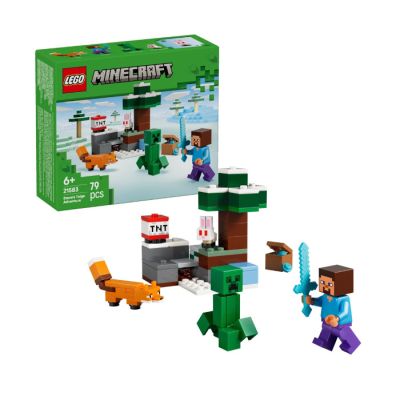 Igračka Lego kocke Minecraft Steve's Taiga Adventure 6+