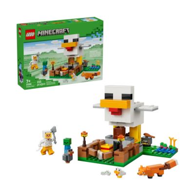 Igračka Lego Minecraft  kocke Chicken Farm 7+