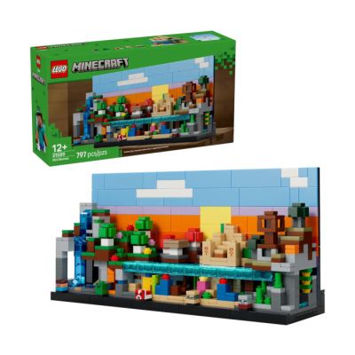Igračka Lego kocke Minecraft  Mini Biomes 12+