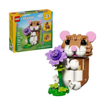 Igračka Lego kocke Creator 3-in-1 Cute Hamster with a Flower 7+