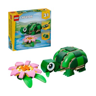 Igračka Lego kocke Creator 3-in-1 Turtle with a Water Lily Flower 7+