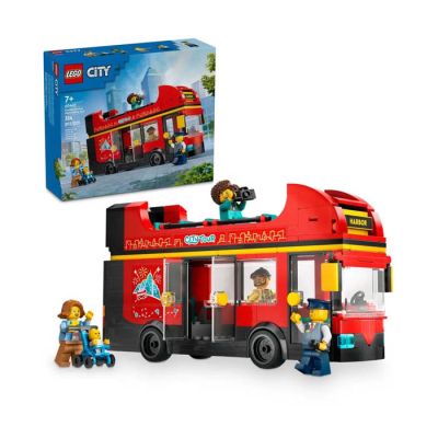 Igračka Lego kocke City Red Double-Decker Sightseeing Bus 7+