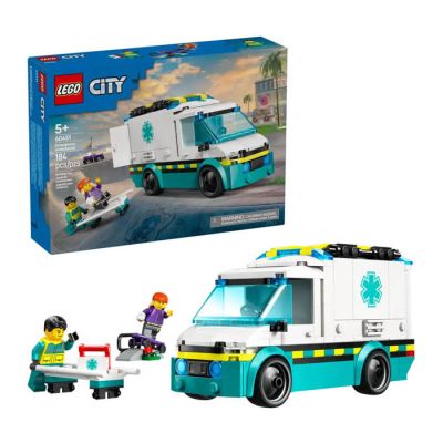 Igračka Lego kocke City Emergency Ambulance 5+
