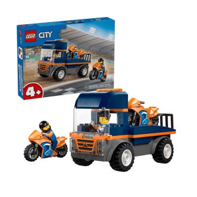 Igračka Lego kocke City Motorcycle Transporter 4+