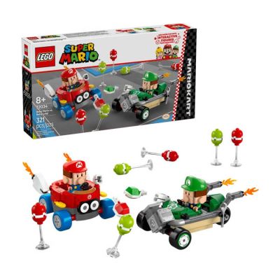Igračka Lego kocke Super Mario- Mario Kart – Baby Mario vs. Baby Luigi 8+