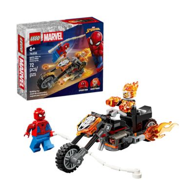 Igračka Lego kocke Marvel Spider-Man vs. Ghost Rider Motorcycle 6+