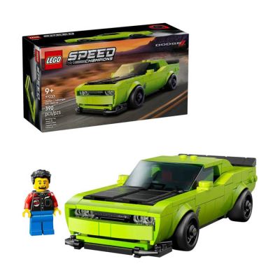 Igračka Lego kocke Speed Champions Dodge Challenger SRT Hellcat Sports Car 9+