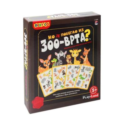 Igračka Play land " Who raun away from zoo " edukativna igra