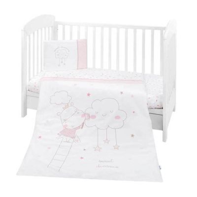 Set posteljina Kikkaboo 2/1 60/120 Hippo dreams