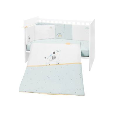 Set posteljina Kikkaboo šestodjelna 70/140 stripy friends