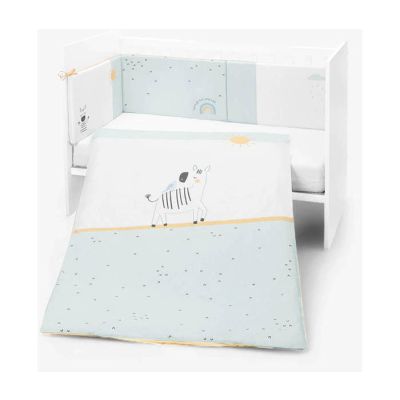 Set posteljina Kikkaboo 2/1 60/120 stripy friends