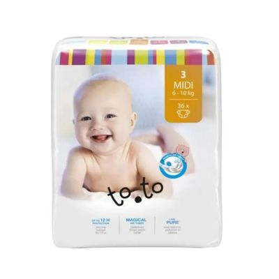 Toto baby pelene Midi 6-10kg 36komada