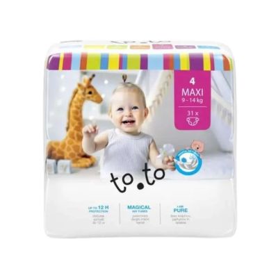 Toto baby pelene Maxi 9-14kg 31 komad