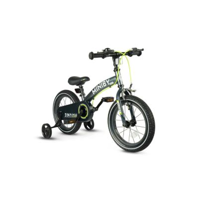 Q Play Biciklo Miniby 14 inc , sivo