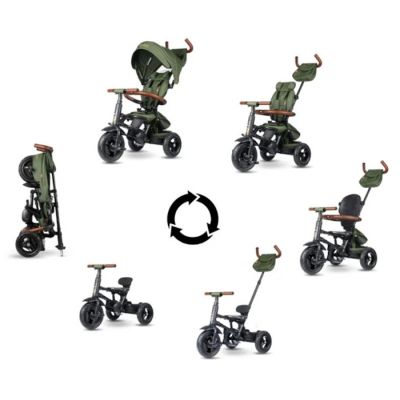 QPlay triciklo Rito  Deluxe S380-17, zeleno