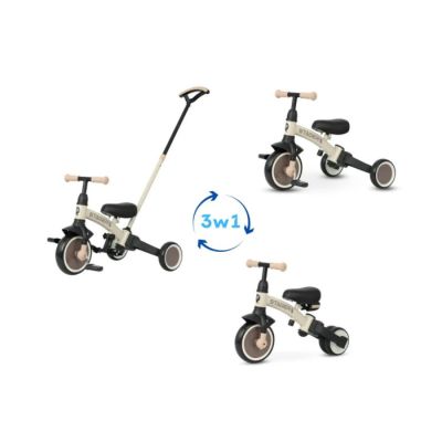 QPlay Triciklo 3u1 Stager braon