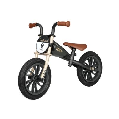 QPlay Biciklo Balance Feduro crno/zlatno