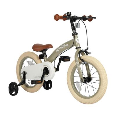 Q Play Biciklo Miniby 14 inc , sivo-zeleno