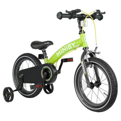 Q Play Biciklo Miniby 14"-3 u 1-zeleno