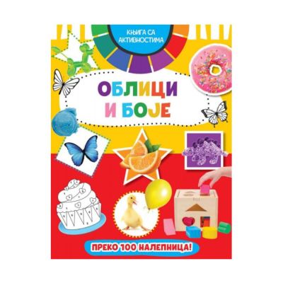 Knjiga sa aktivnostima  - oblici i boje
