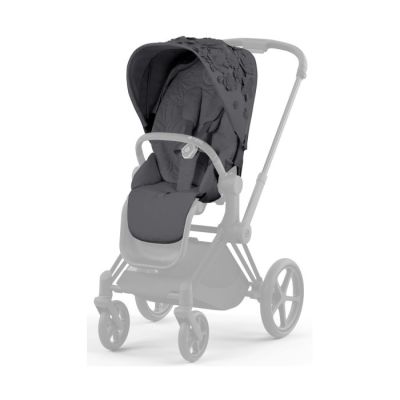 Cybex navlaka za sjedište za kolica Priam, flowers grey