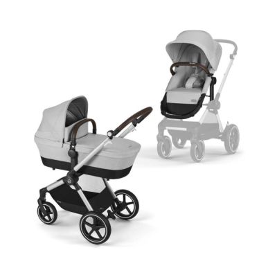 Cybex kolica Eos lux SLV B grey mid