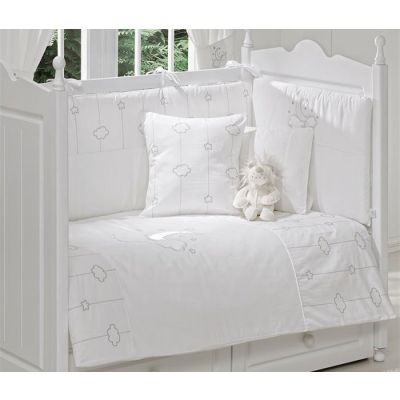 Posteljina set Luna chic white 80*140cm
