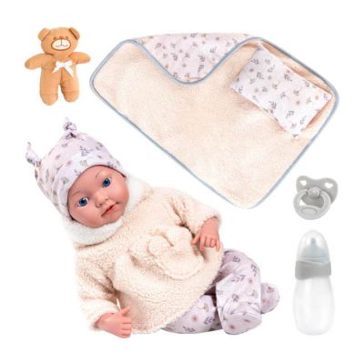 Igračka Ulba lutka beba 38cm.sa jastukom i prekrivačem