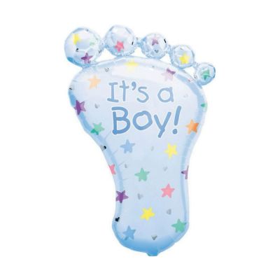 Balon od folije oblika Foot - It's a Boy