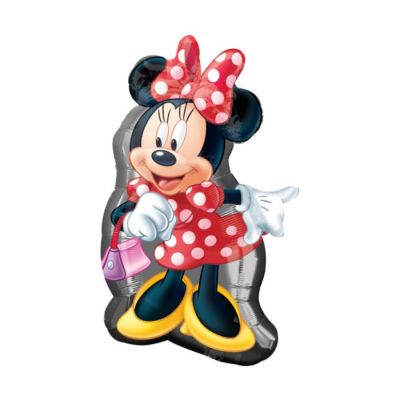 Balon od folije oblika Minnie kompletno tijelo 48 x 81 cm