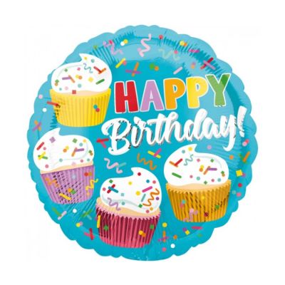 Klasični balon od folije Cupcake Fun