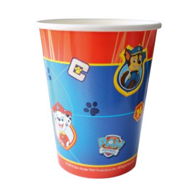 8 čaša Paw Patrol papir 250 ml