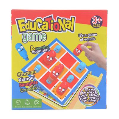 Igračka 4-u-1 dječije društvene i puzzle igre (porodični set)