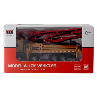 Kamion za cement na potez sa muzikom i svjetlima