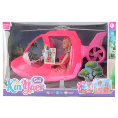 Igračka helikopter i lutka